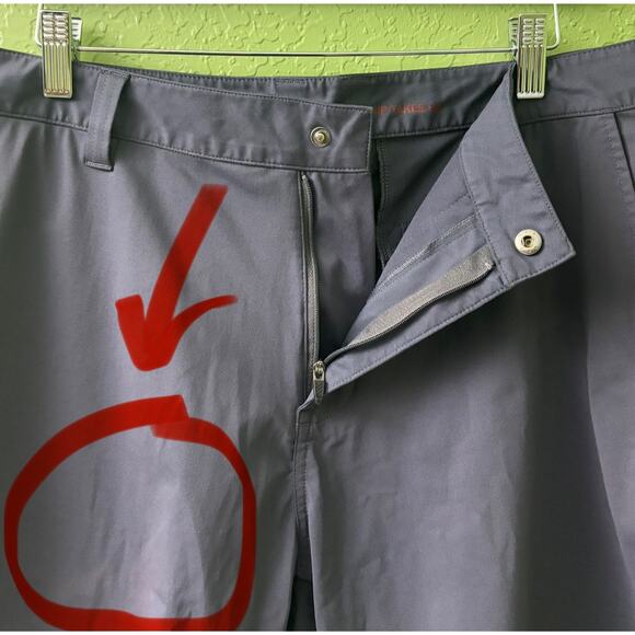 Rhone Commuter Stretch 9" Dark Gray Men's Shorts Size 33 - Picture 3 of 7